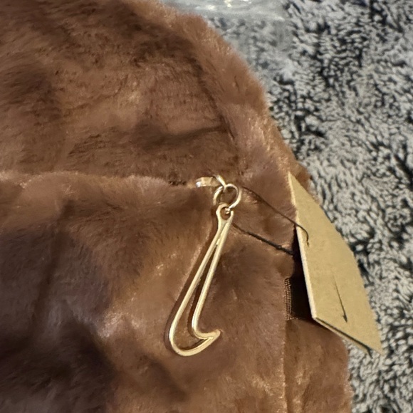 Nike Brown Faux-Fur Mini Backpack - Picture 11 of 13